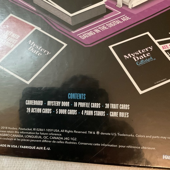 NEW SEALED Hasbro Mystery Date CATFISHED Board Game for Adults, DATING GAME - Picture 9 of 9